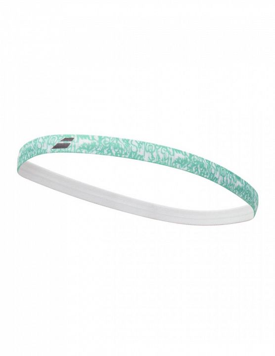 Babolat Elastic Woman Headband Green Gray x3